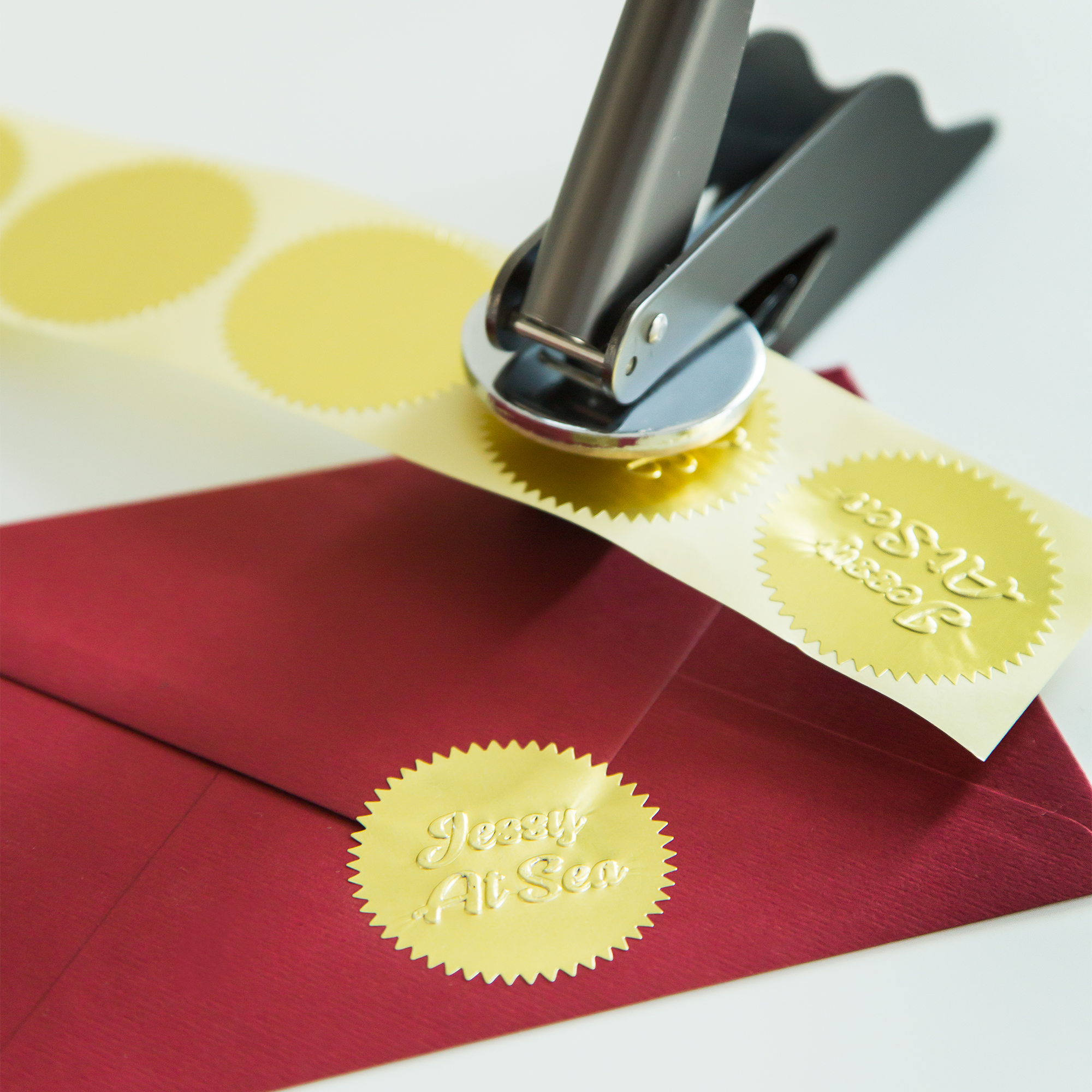 Preegstempel Stickers • Goud (100 st.)