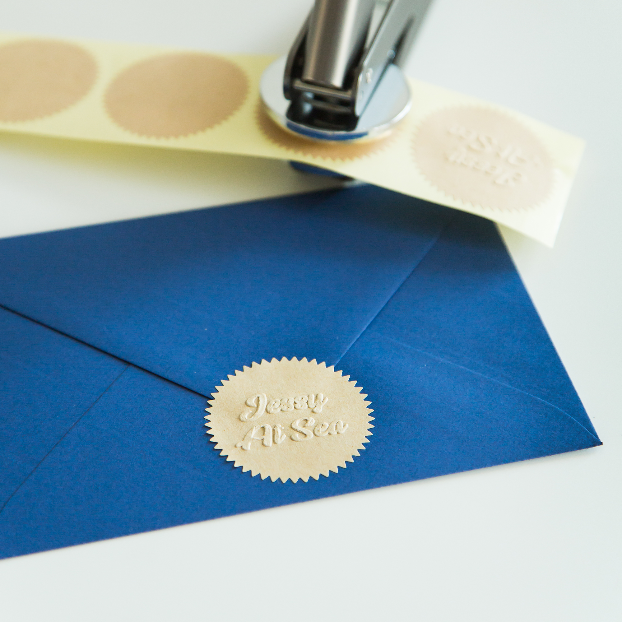Preegstempel Stickers • Kraft (100 st.)