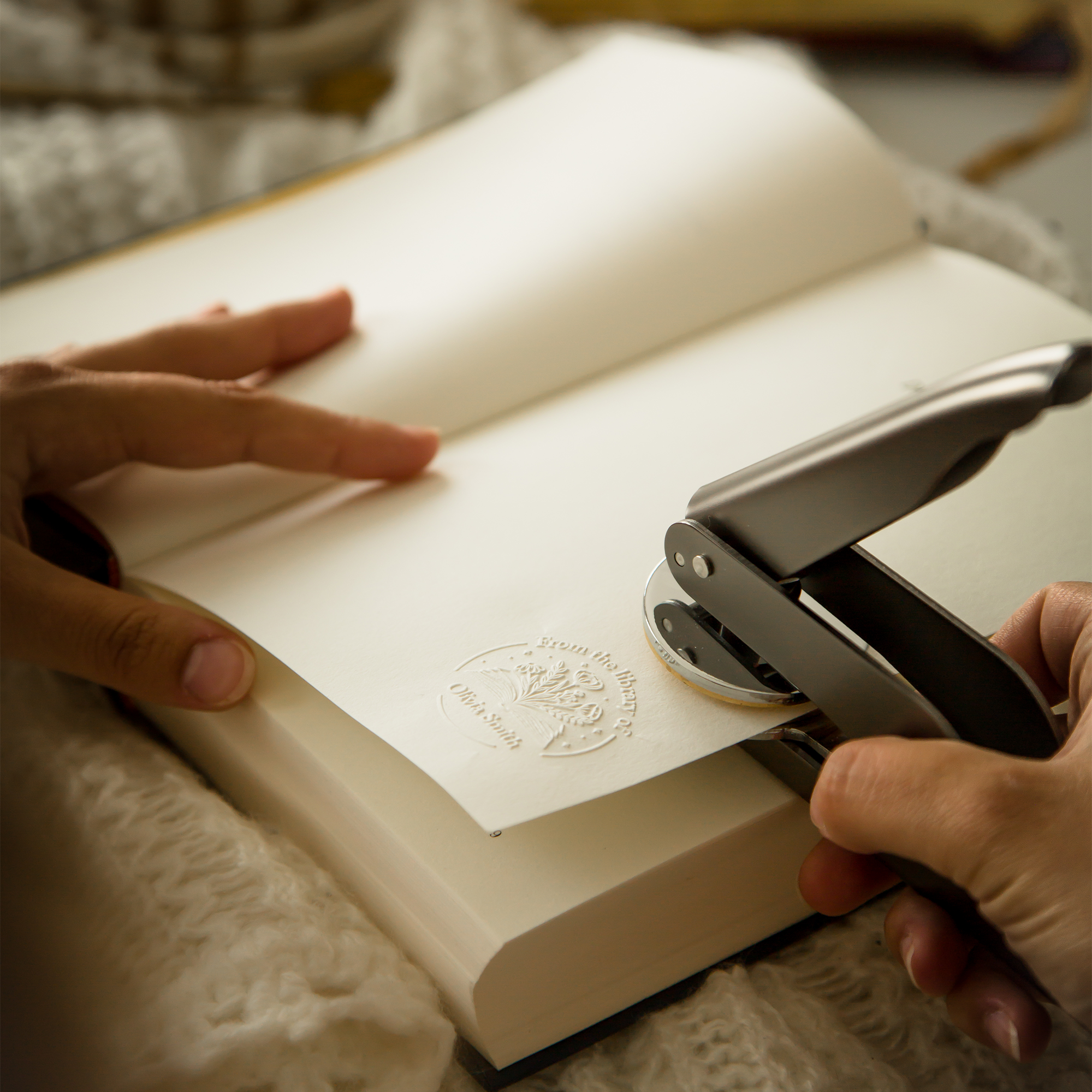 Gepersonaliseerde Boekenstempel Ex Libris