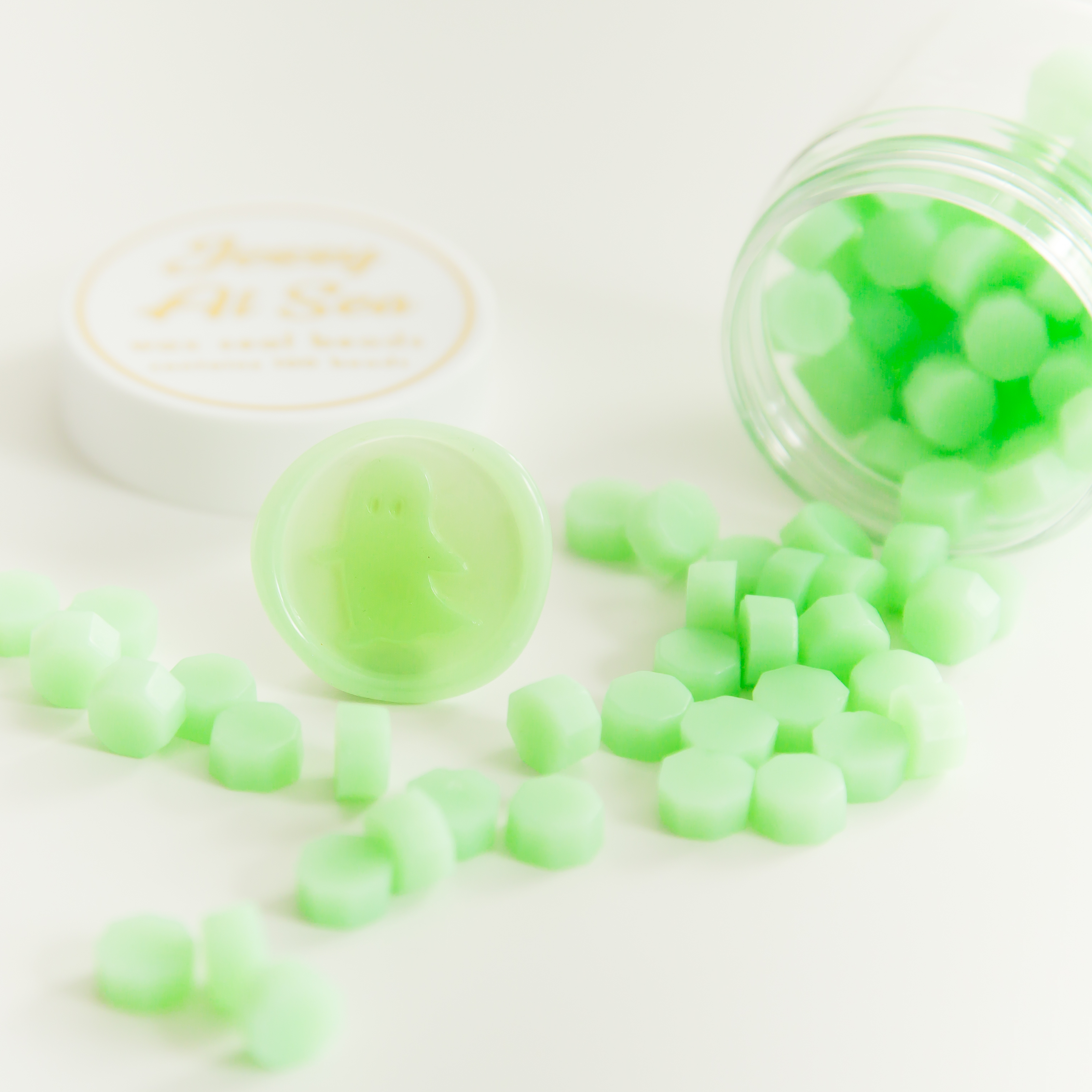 Glow in the Dark • Wax Seal Beads
