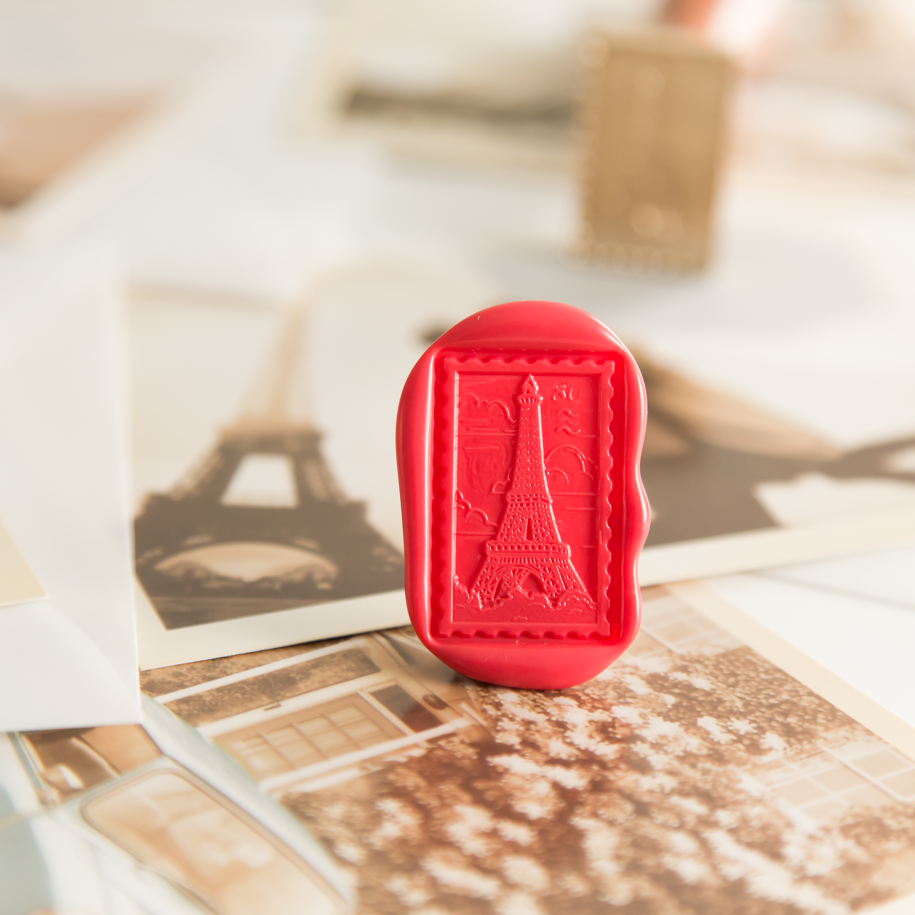 Eiffeltoren Postzegel • Wax Stempel