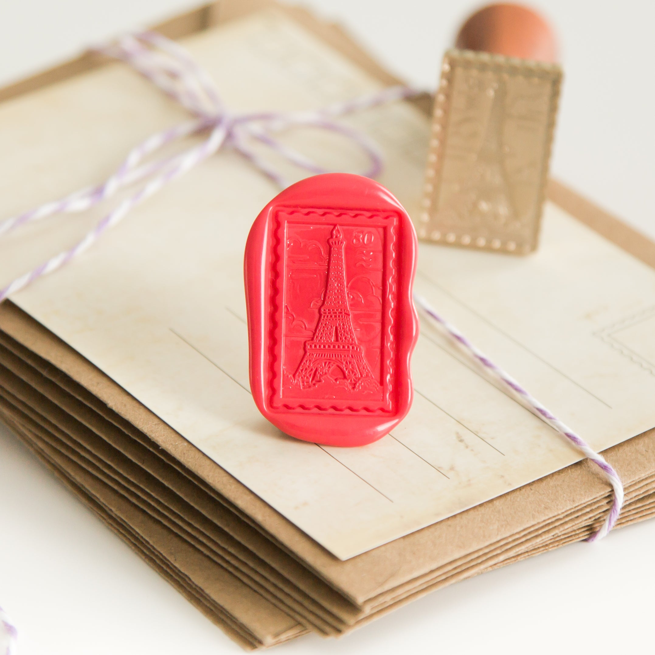 Eiffeltoren Postzegel • Wax Stempel