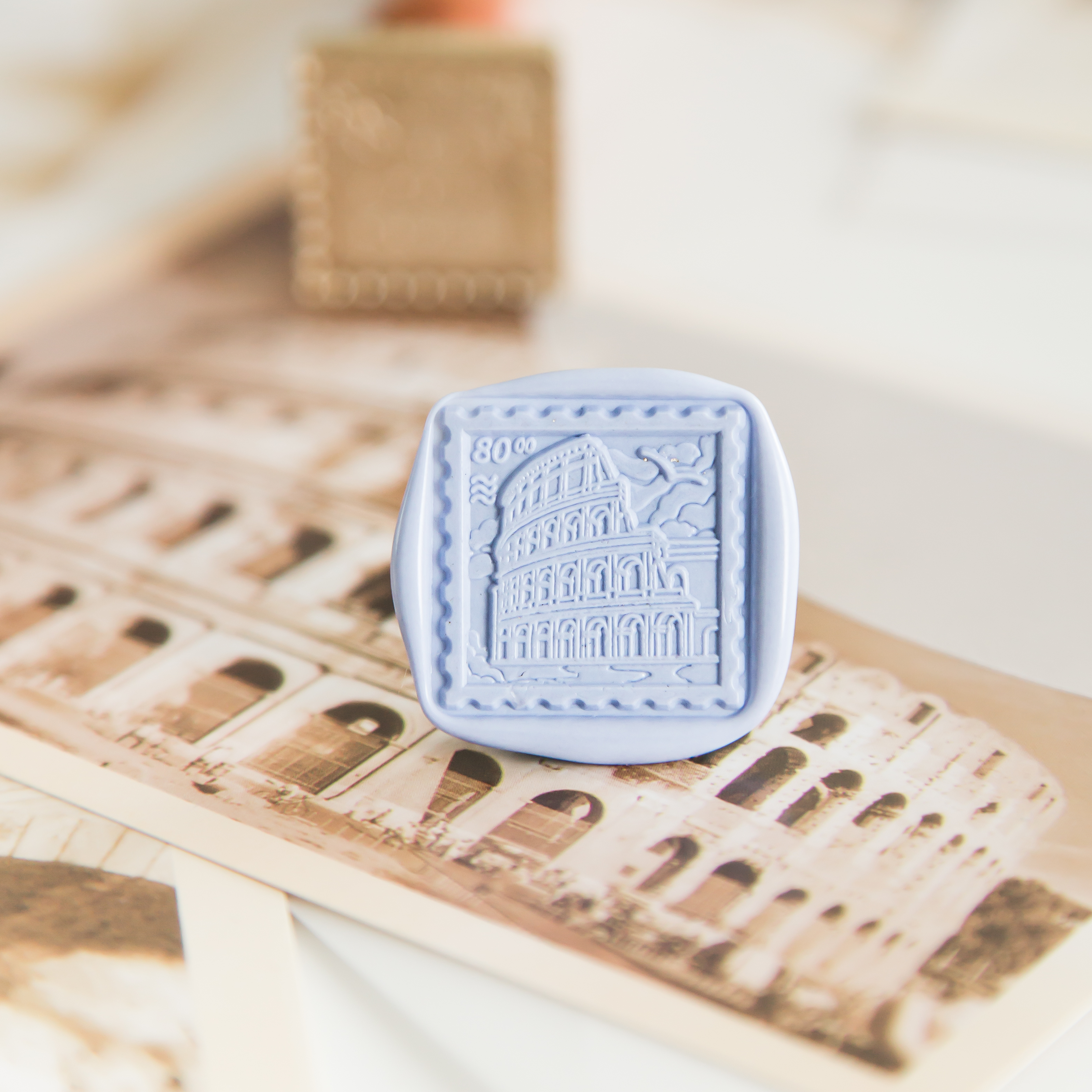 Colosseum Postzegel • Wax Stempel