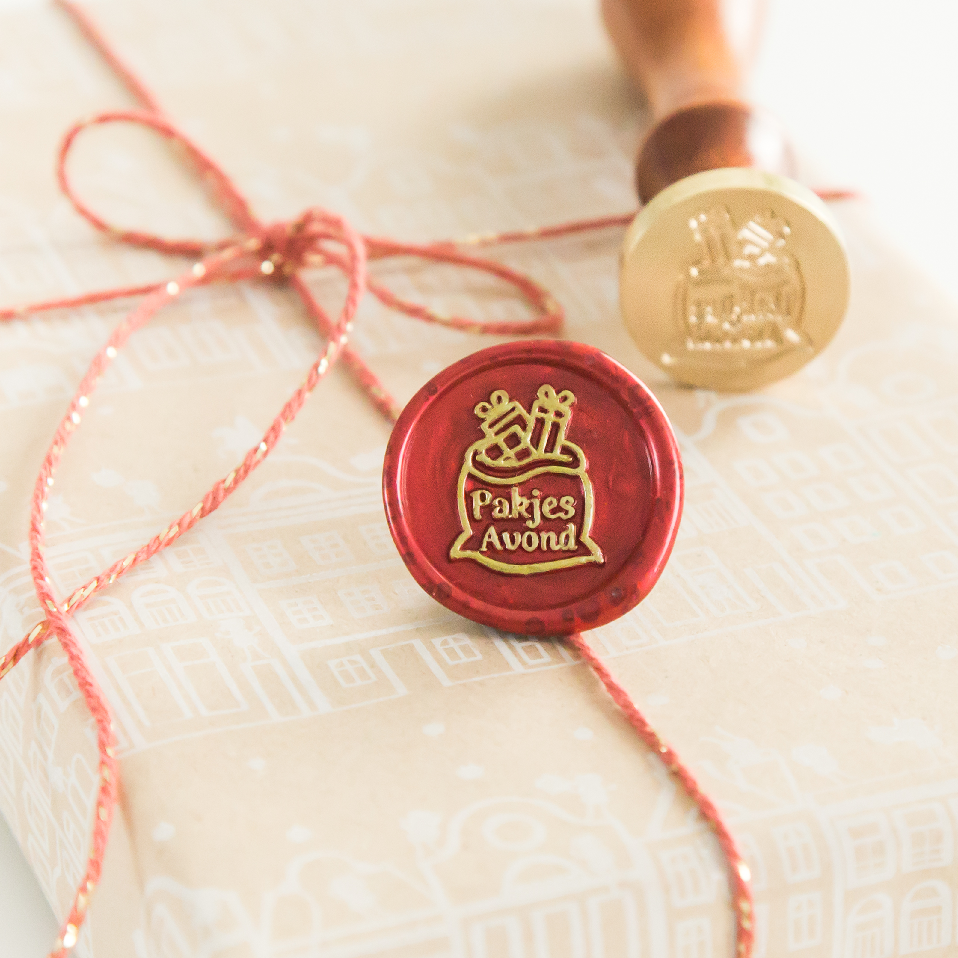 Pakjesavond Wax Stempel