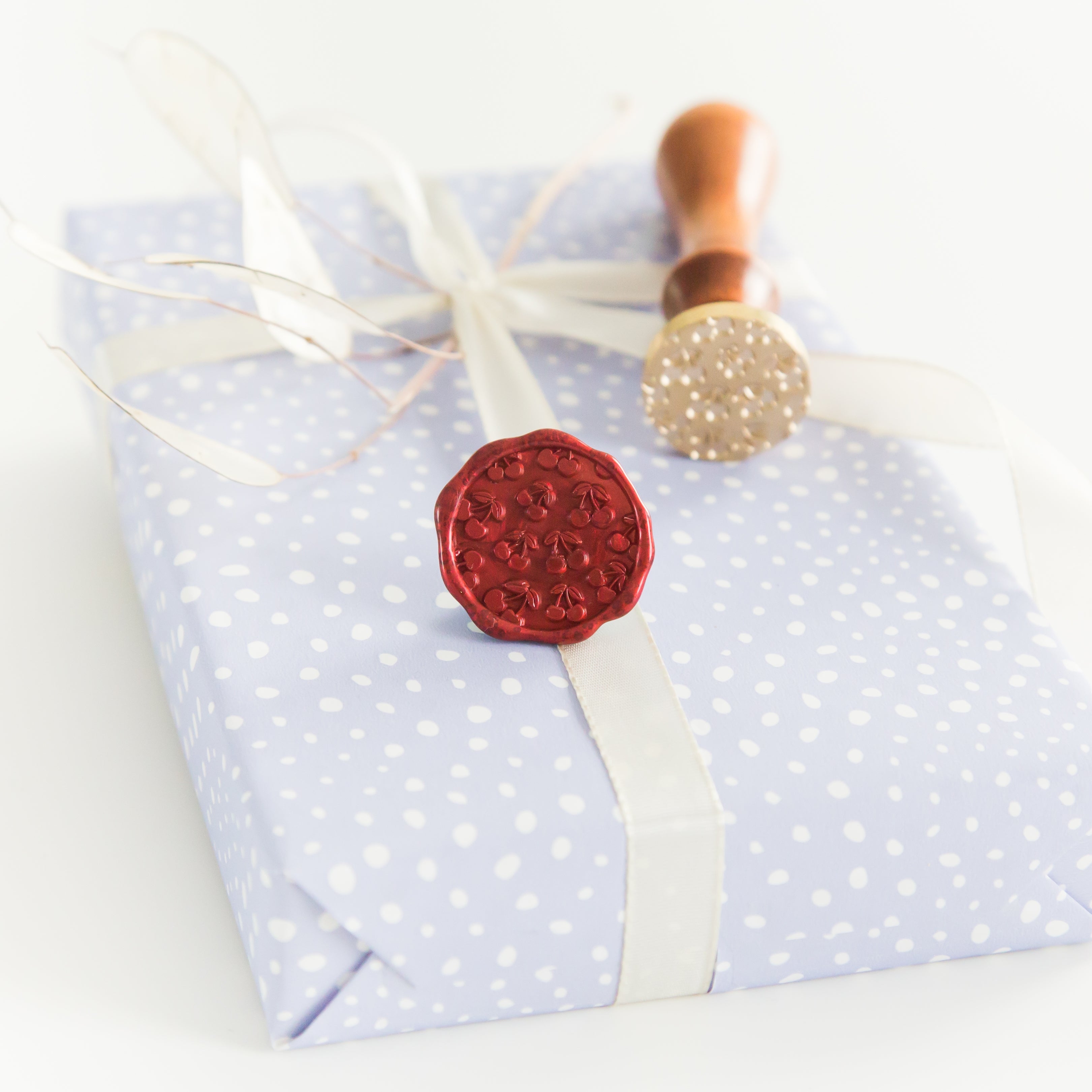 Kersen Patroon Wax Stempel