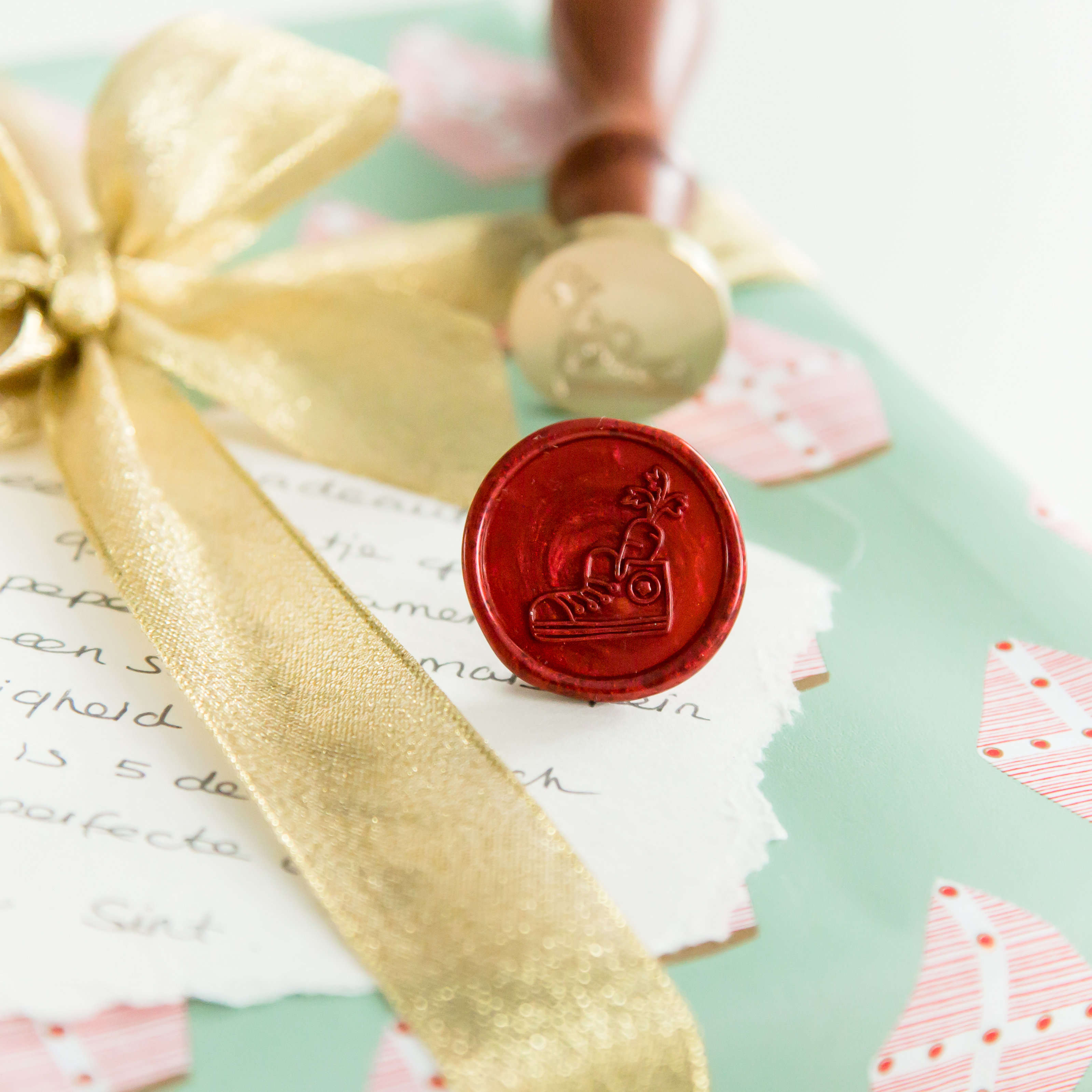 Schoen zetten Wax Stempel