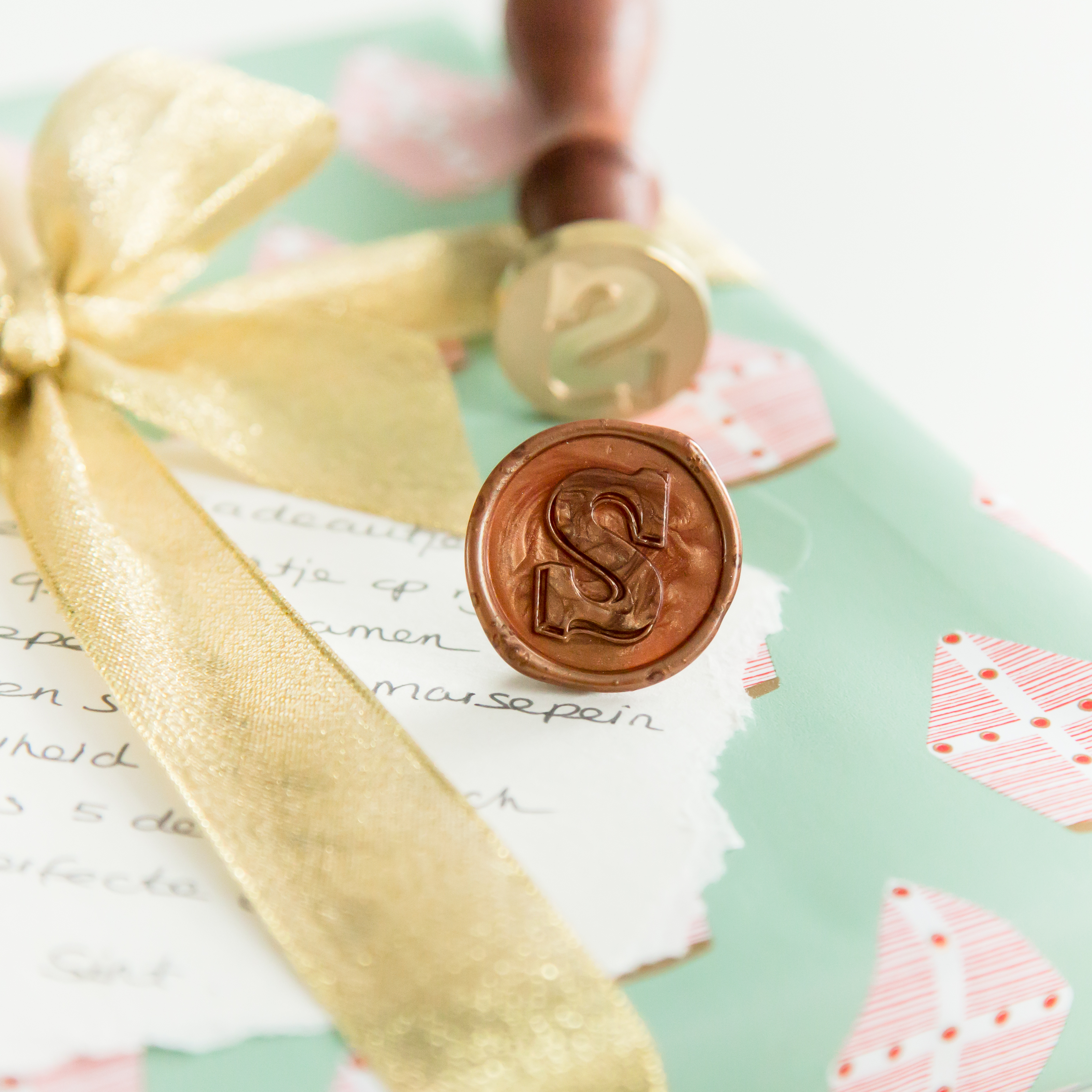 Chocoladeletter Wax Stempel