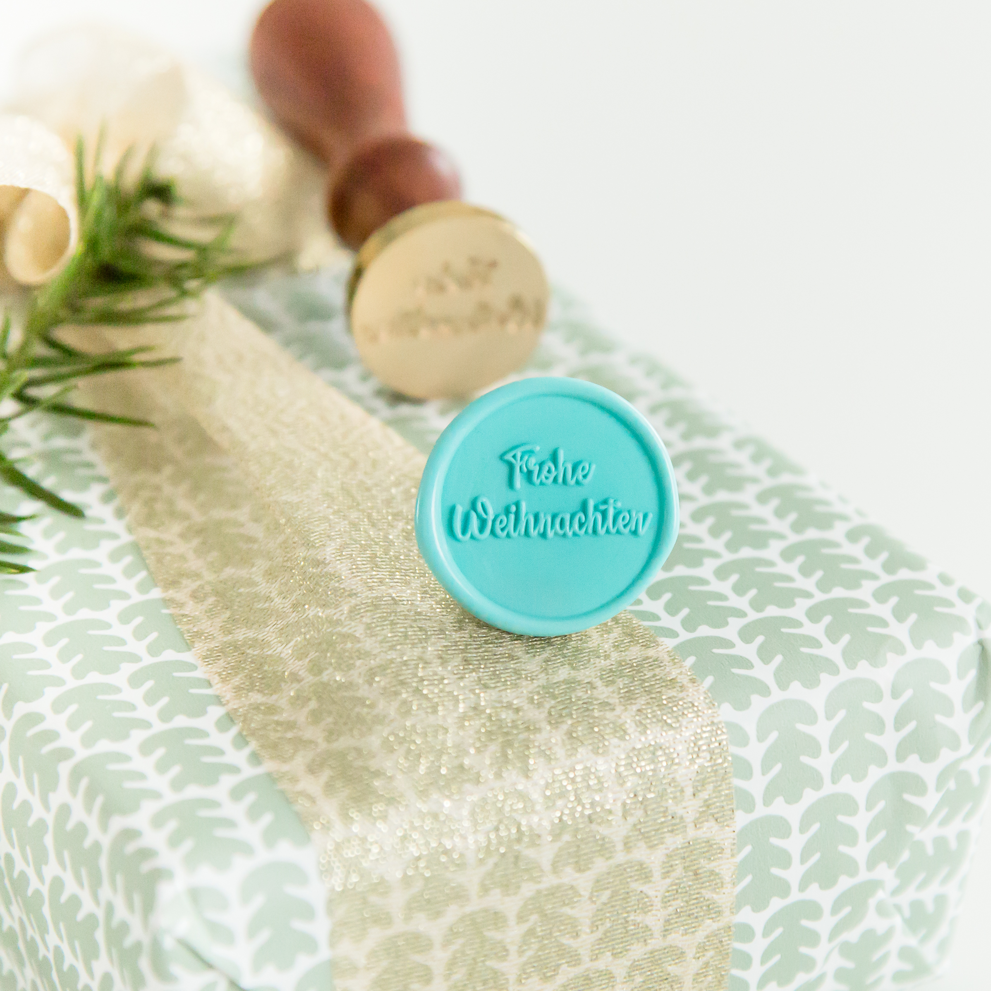 Frohe Weihnachten Wax Stempel