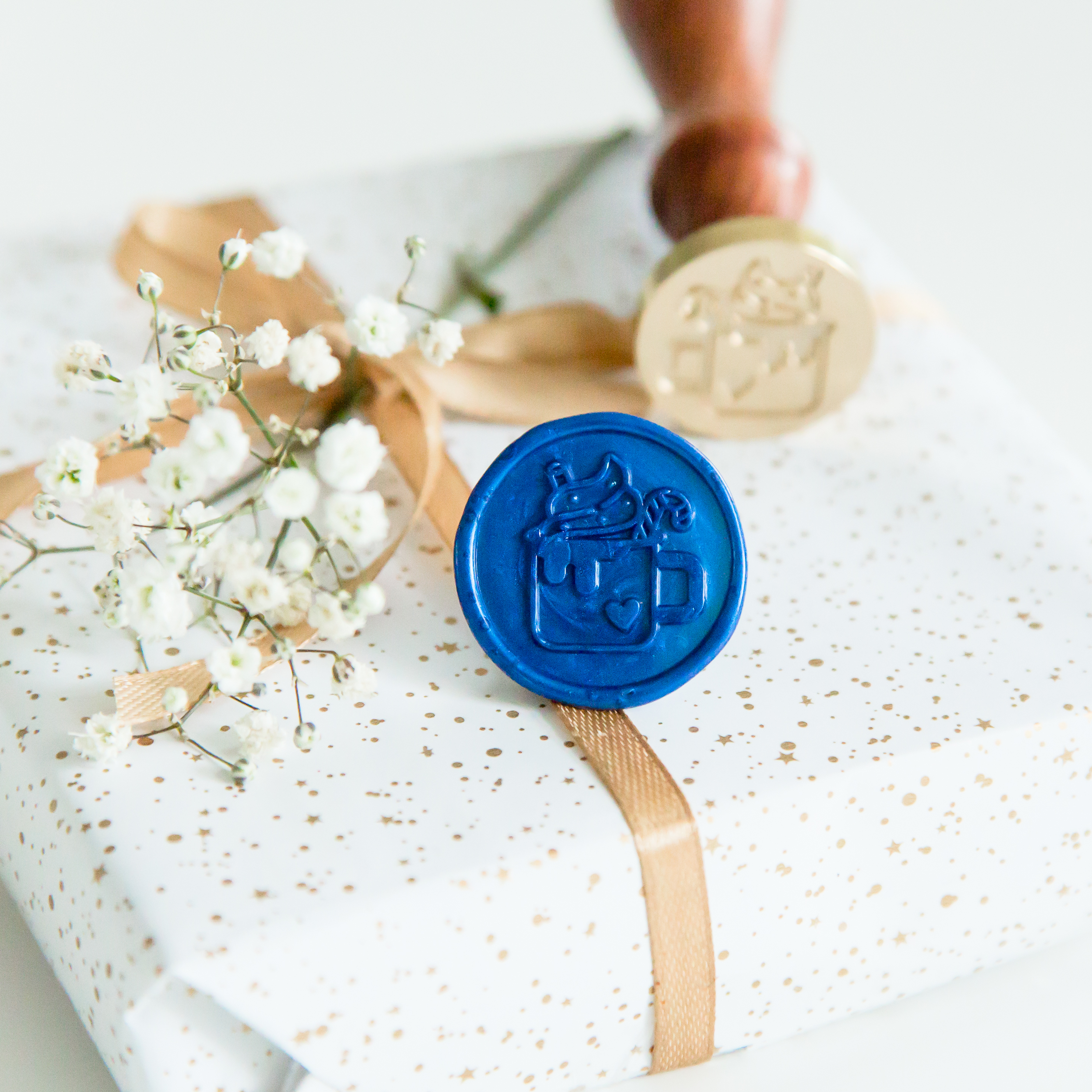 Hot Chocolate Wax Stamp