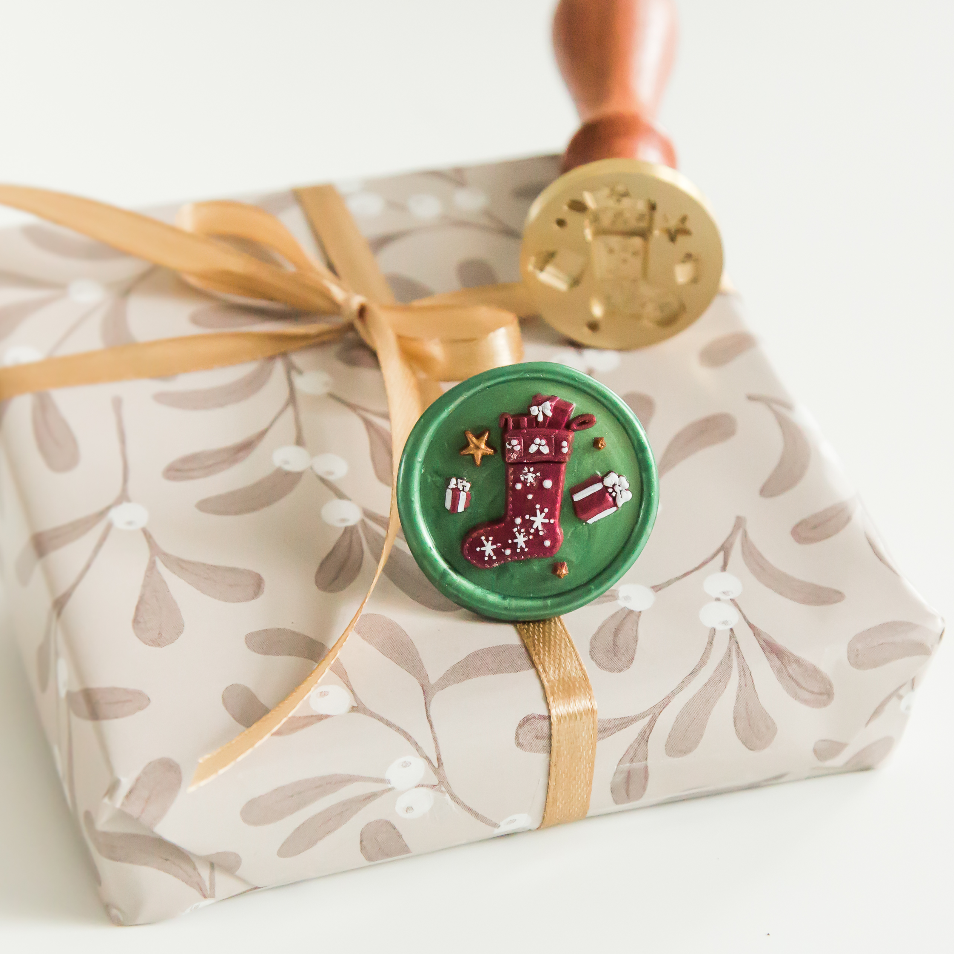 Christmas Stocking Wax Stamp