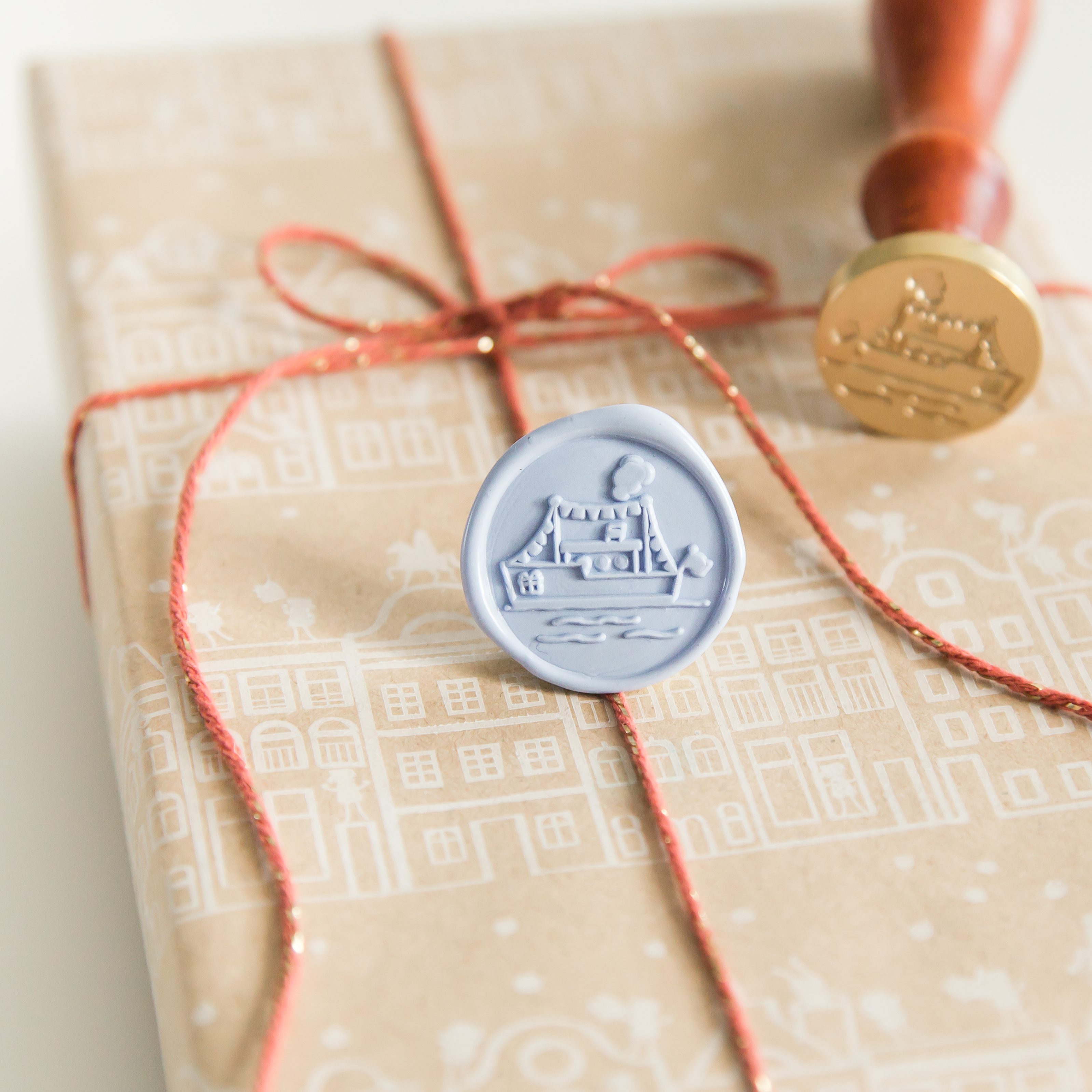 Vooseyhome Marienkäfer Wachssiegel Stempel – Mit Abnehmbarem Rosenholz-Griff (2,5 Cm Siegelkopf)