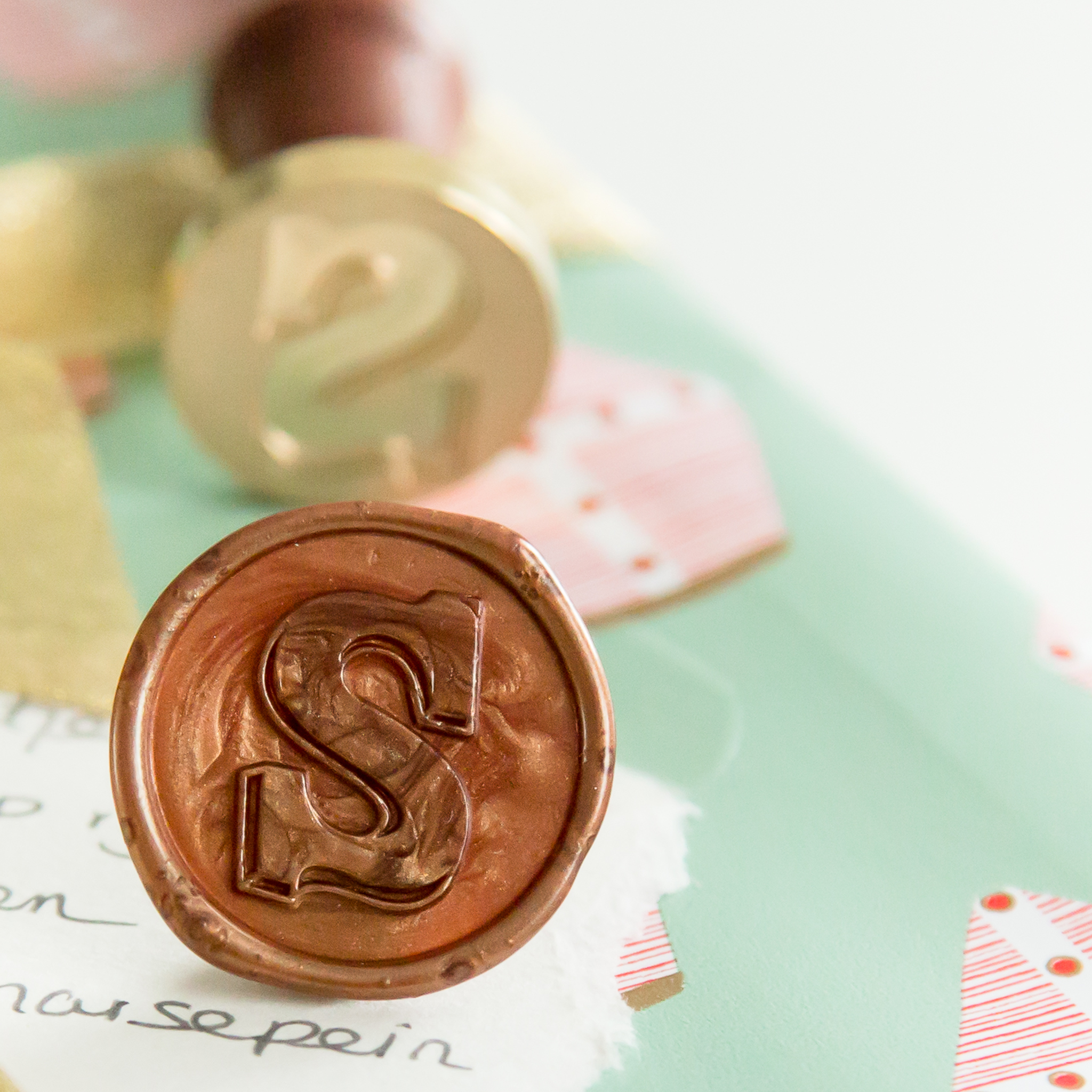 Chocoladeletter Wax Stempel