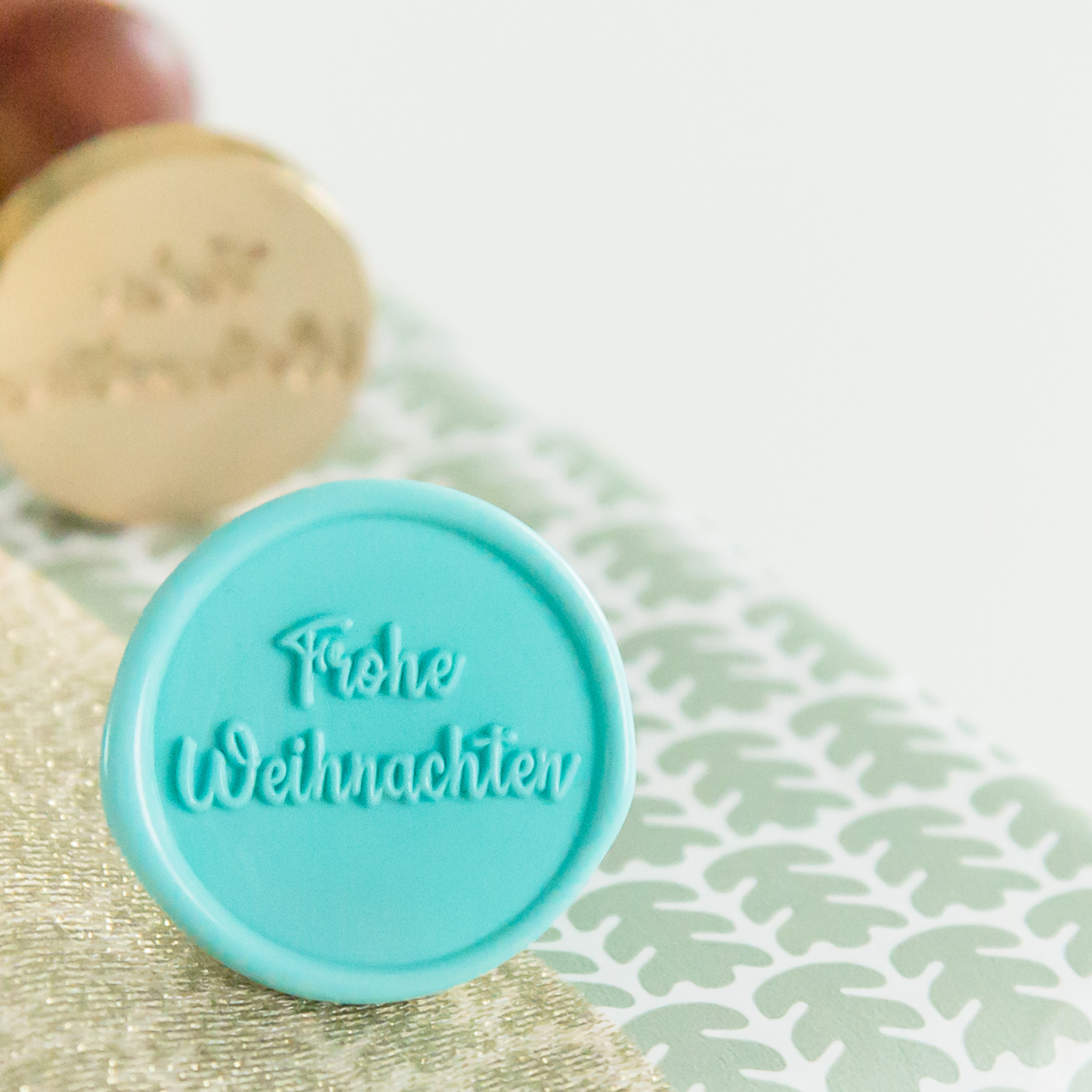Frohe Weihnachten Wax Stempel