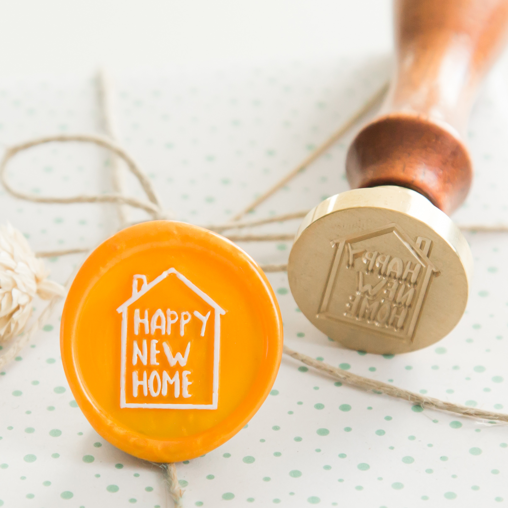 Happy New Home • Wax Stempel