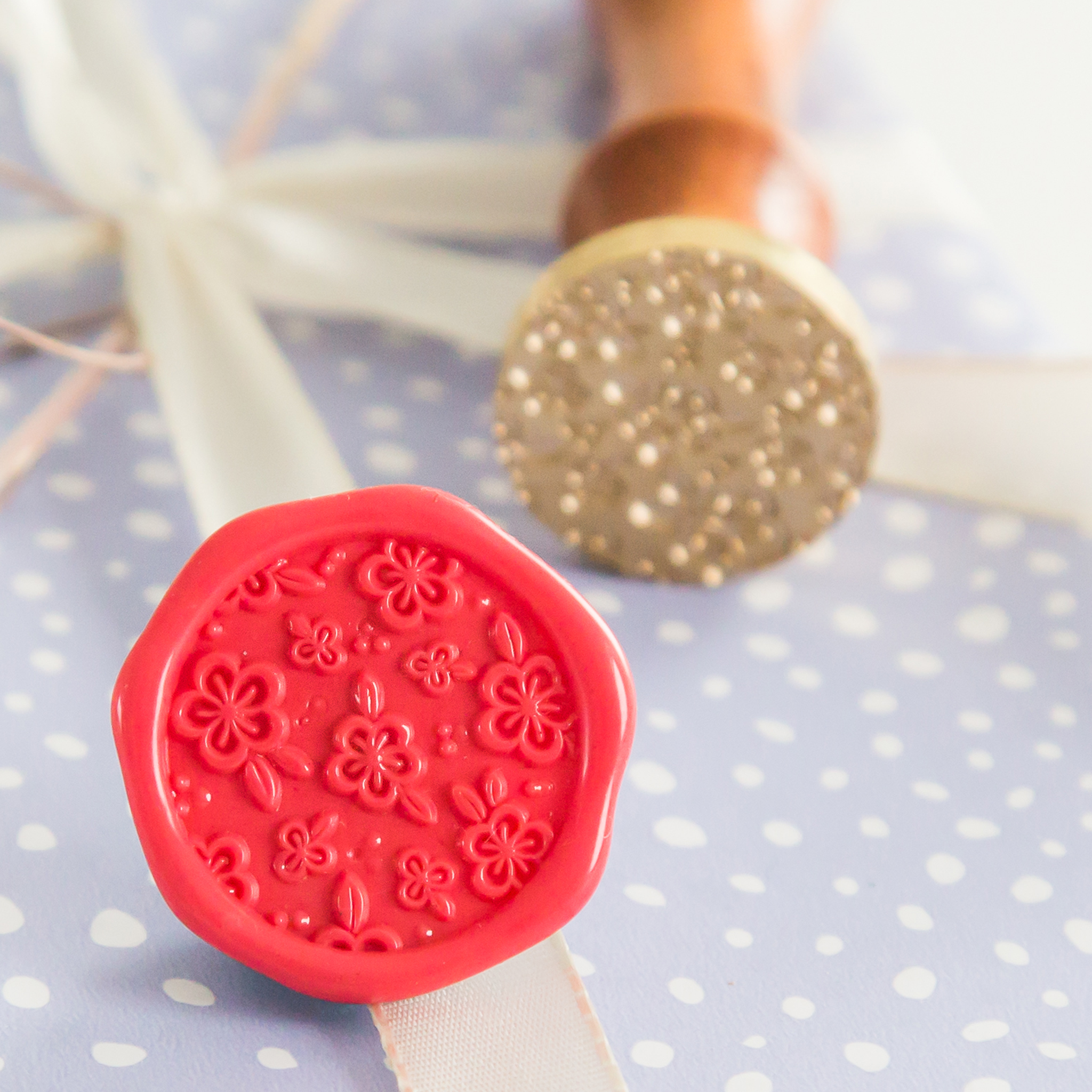 Hibiscus Patroon • Wax Stempel