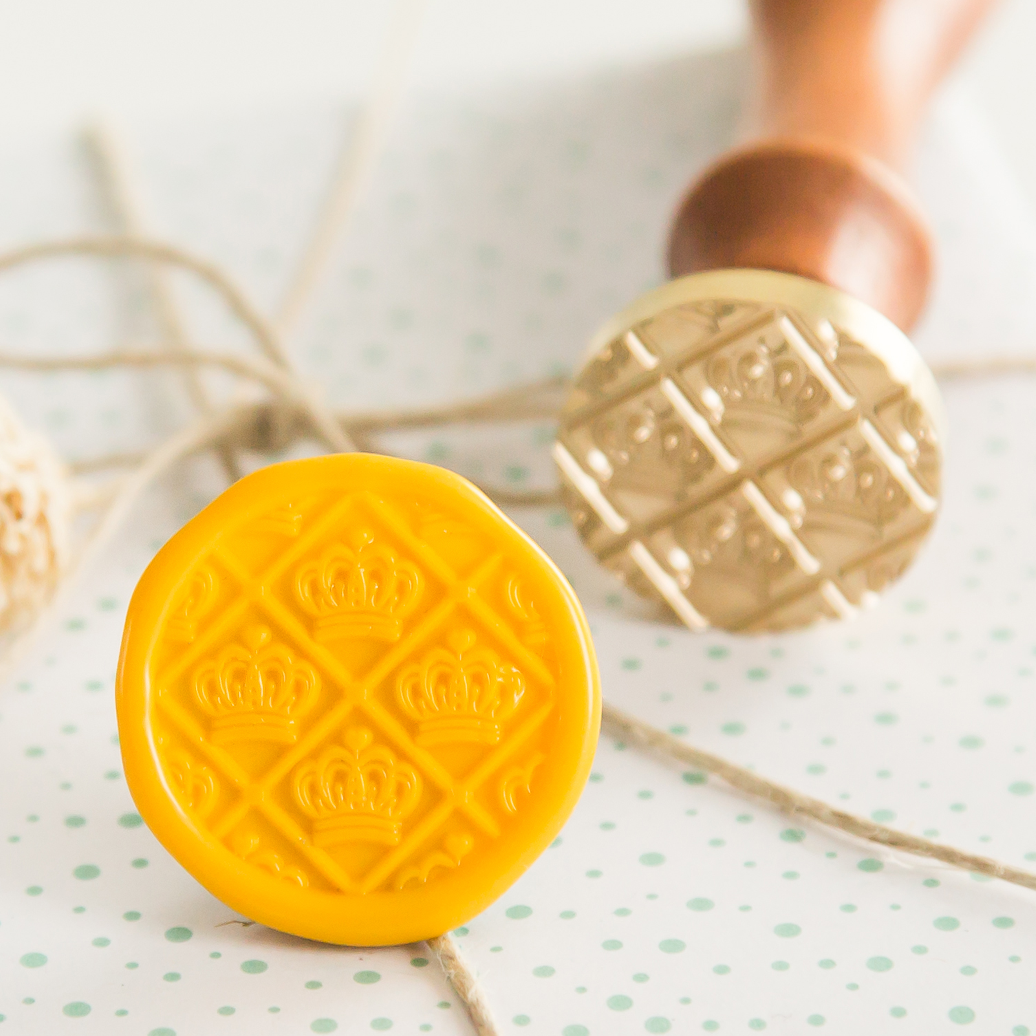 Kroontjes Patroon Wax Stempel