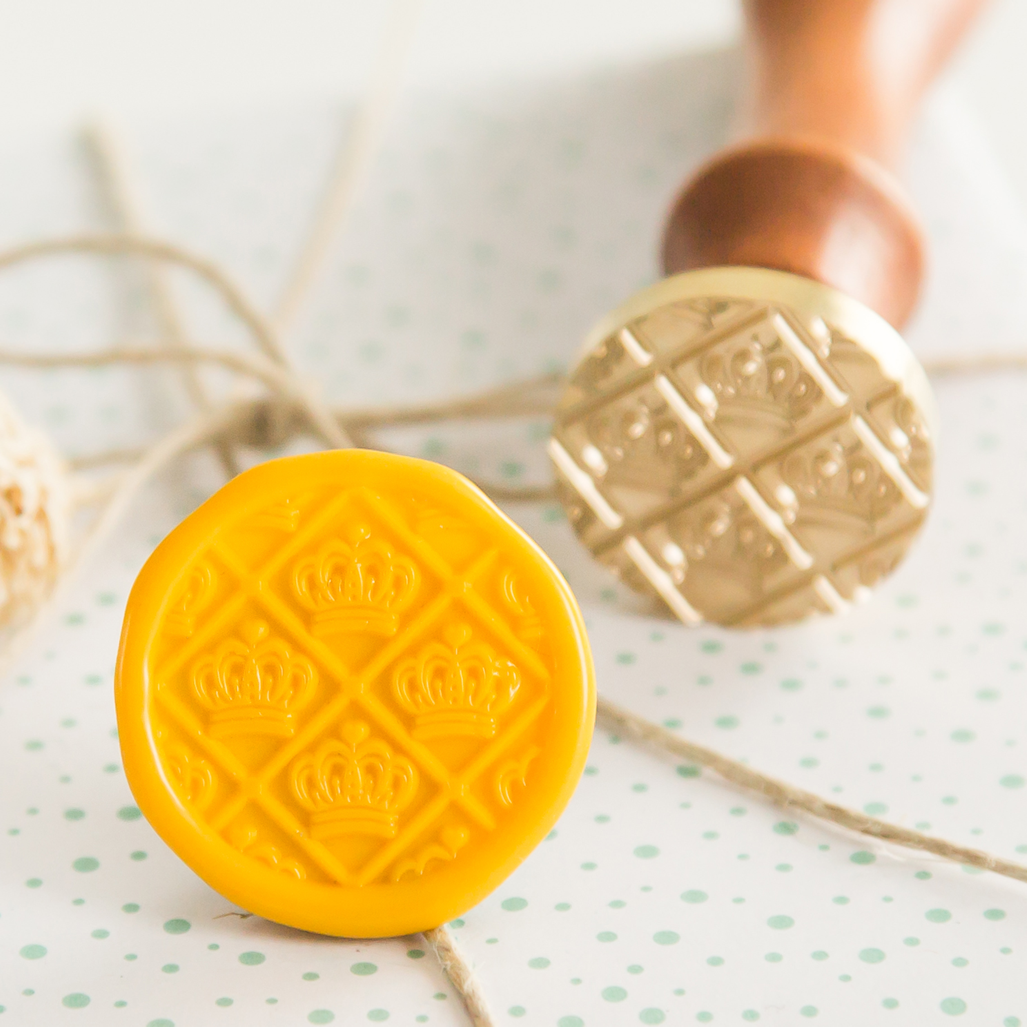 Kroontjes Patroon • Wax Stempel