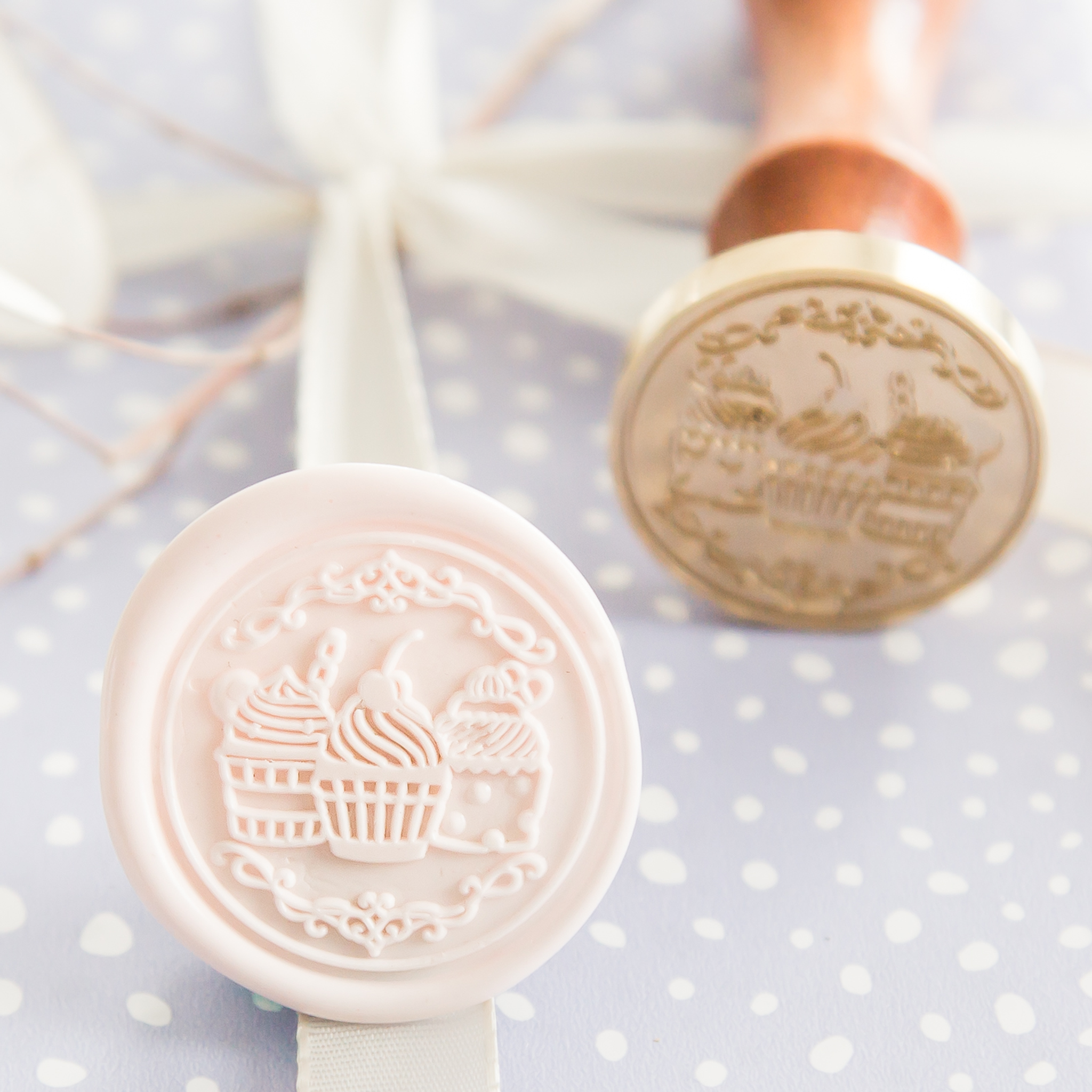 Cupcakes Wax Stempel