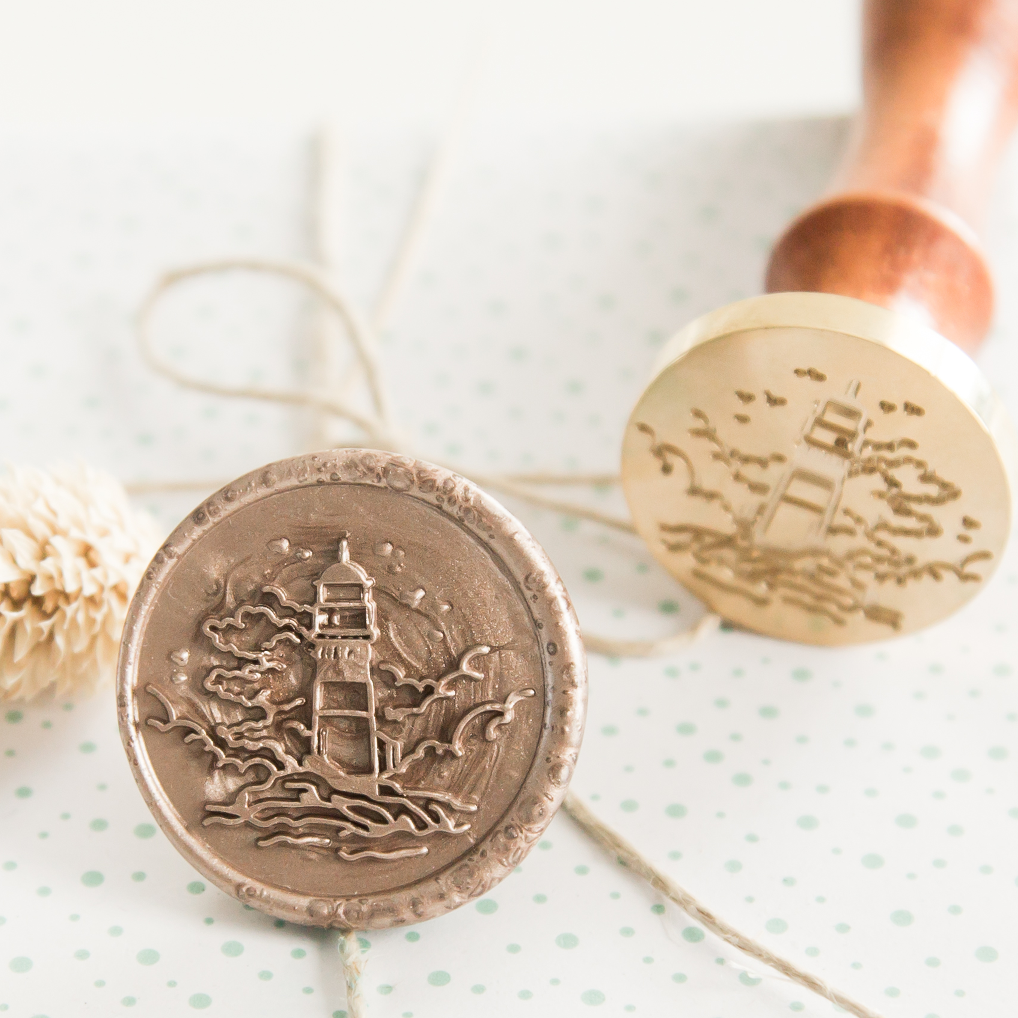 Vuurtoren Wax Stempel