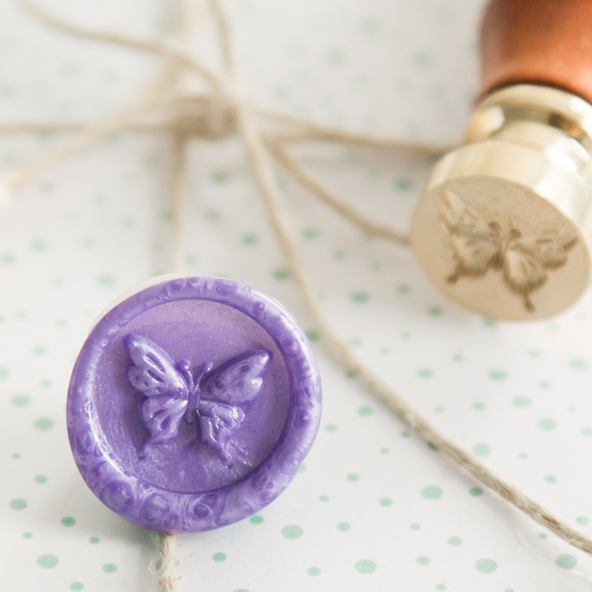 Mini Vlinder • Wax Stempel