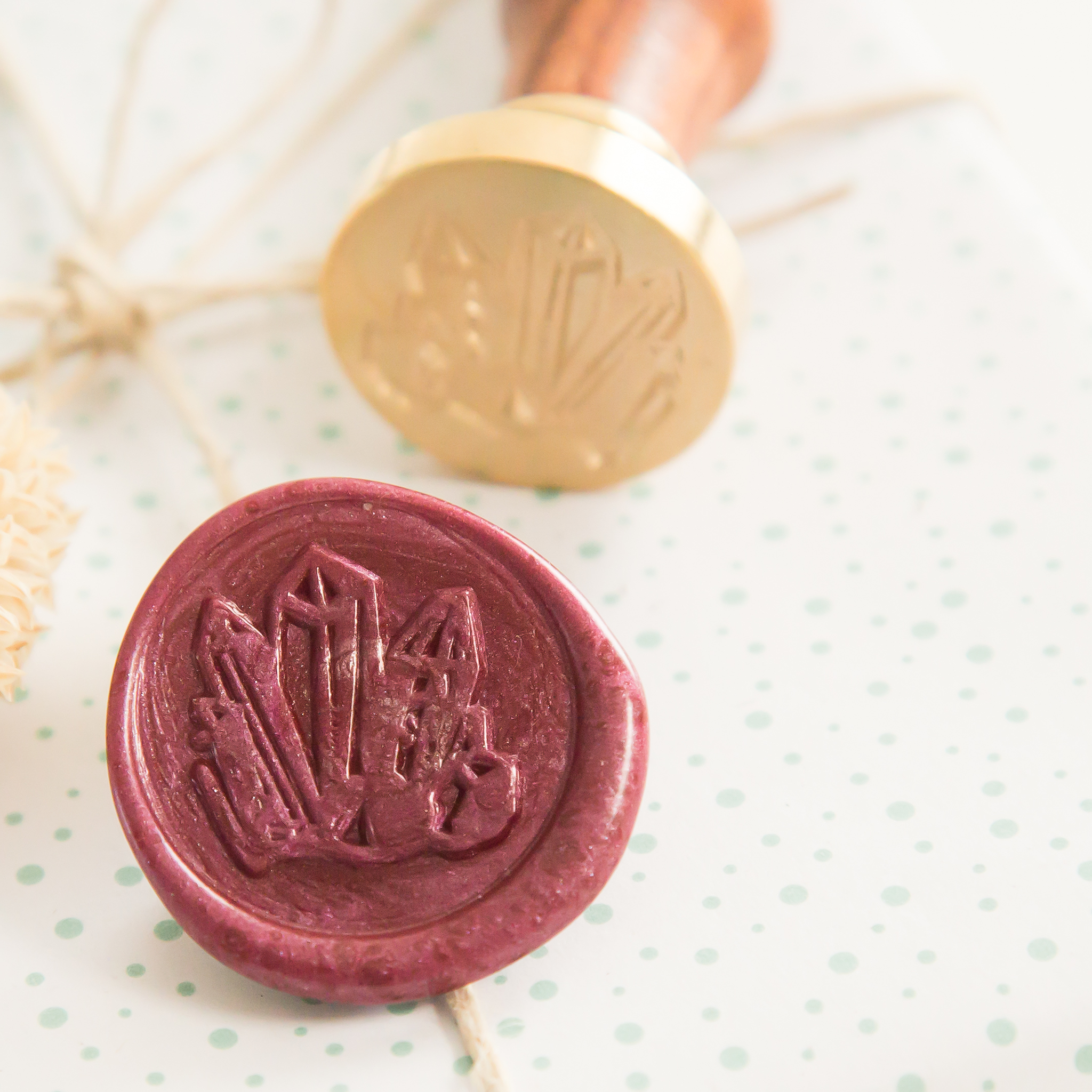 Kristallen Wax Stempel