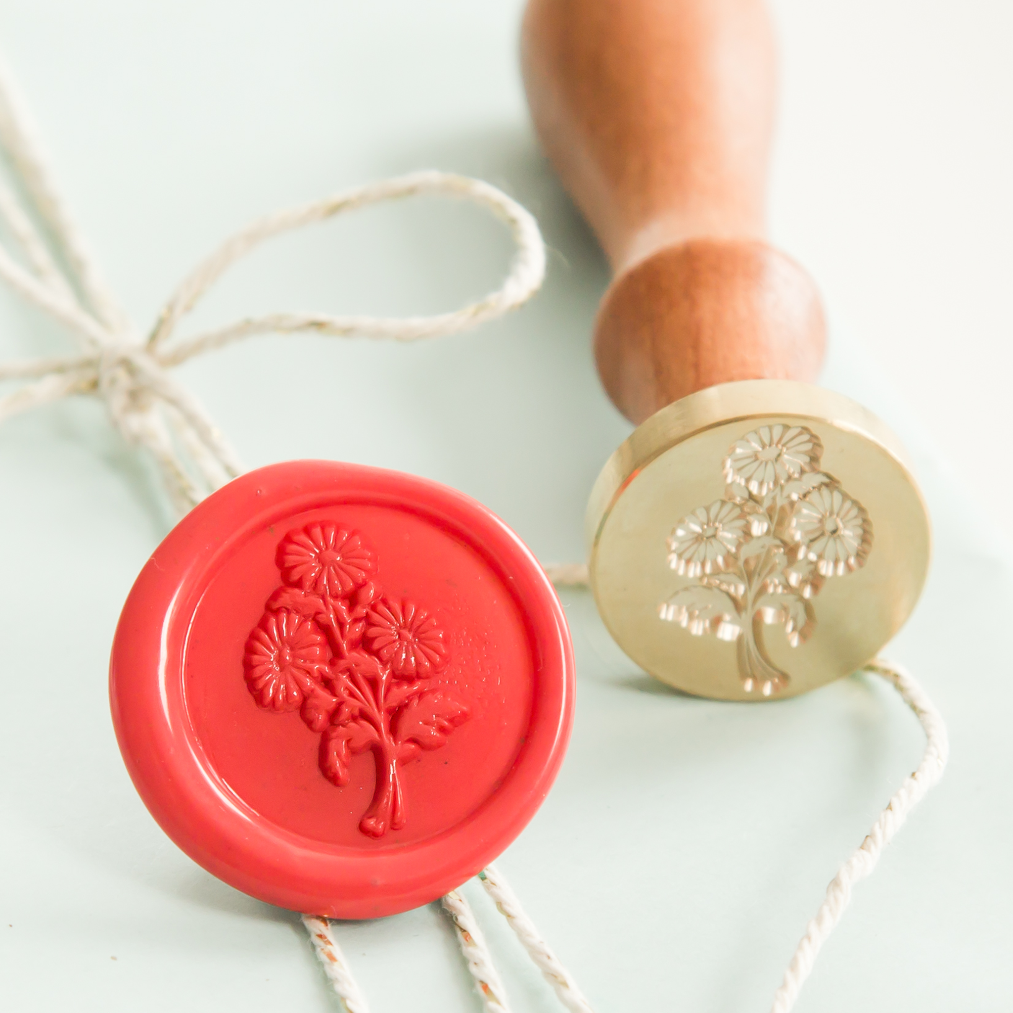 Boeket van Madeliefjes Wax Stempel