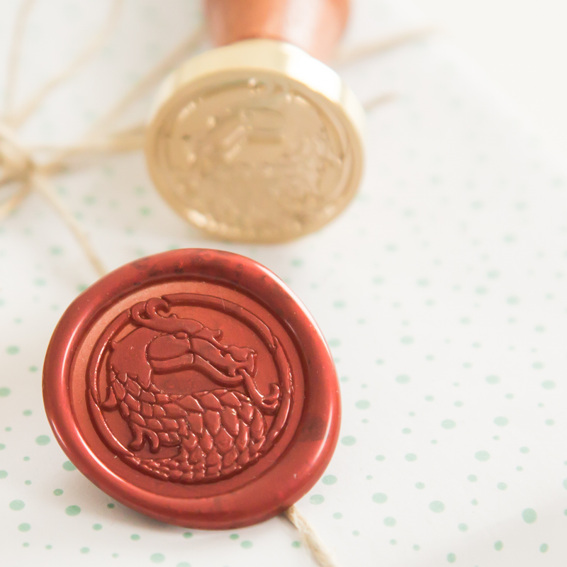 Drakenkop • Wax Stempel