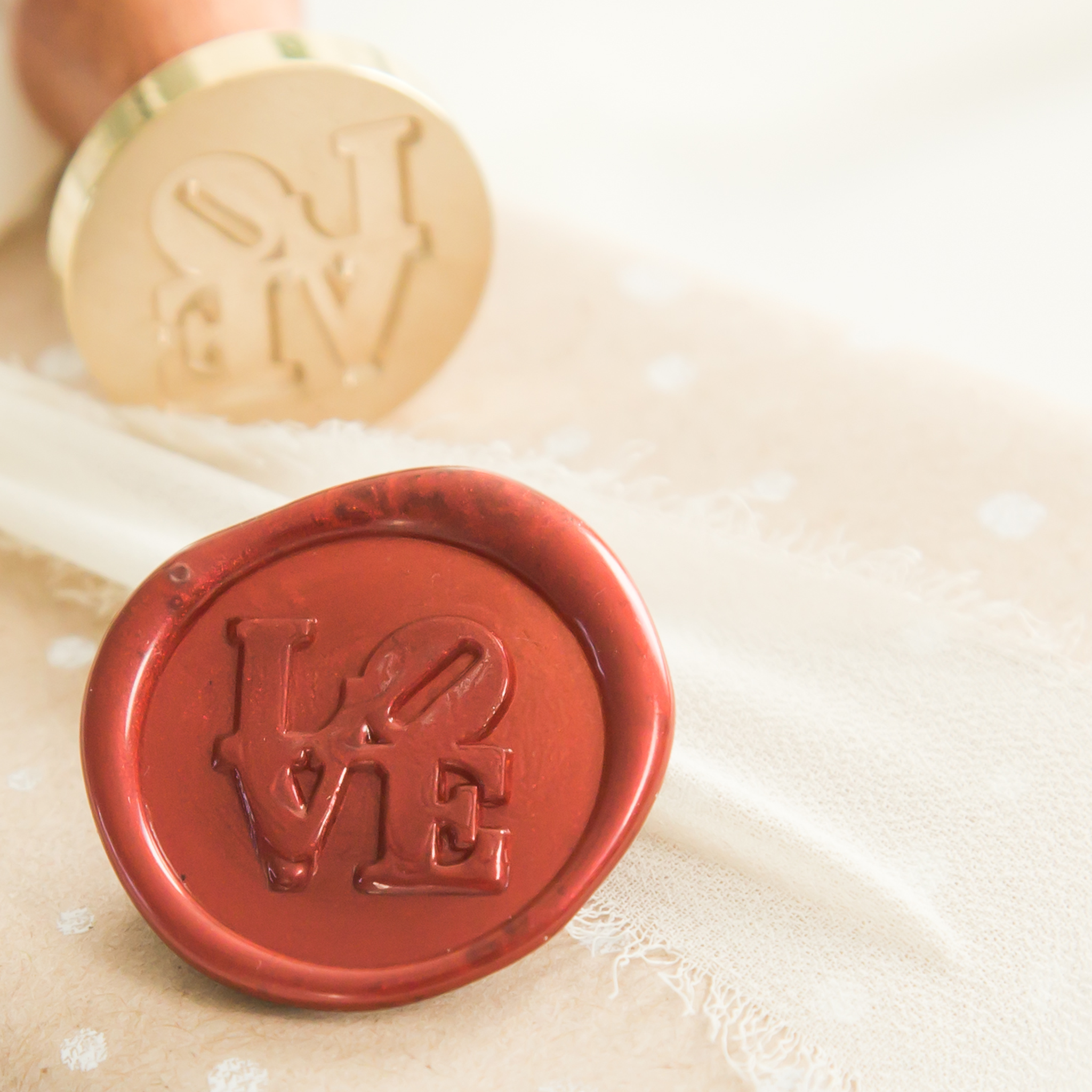 LOVE Wax Stempel