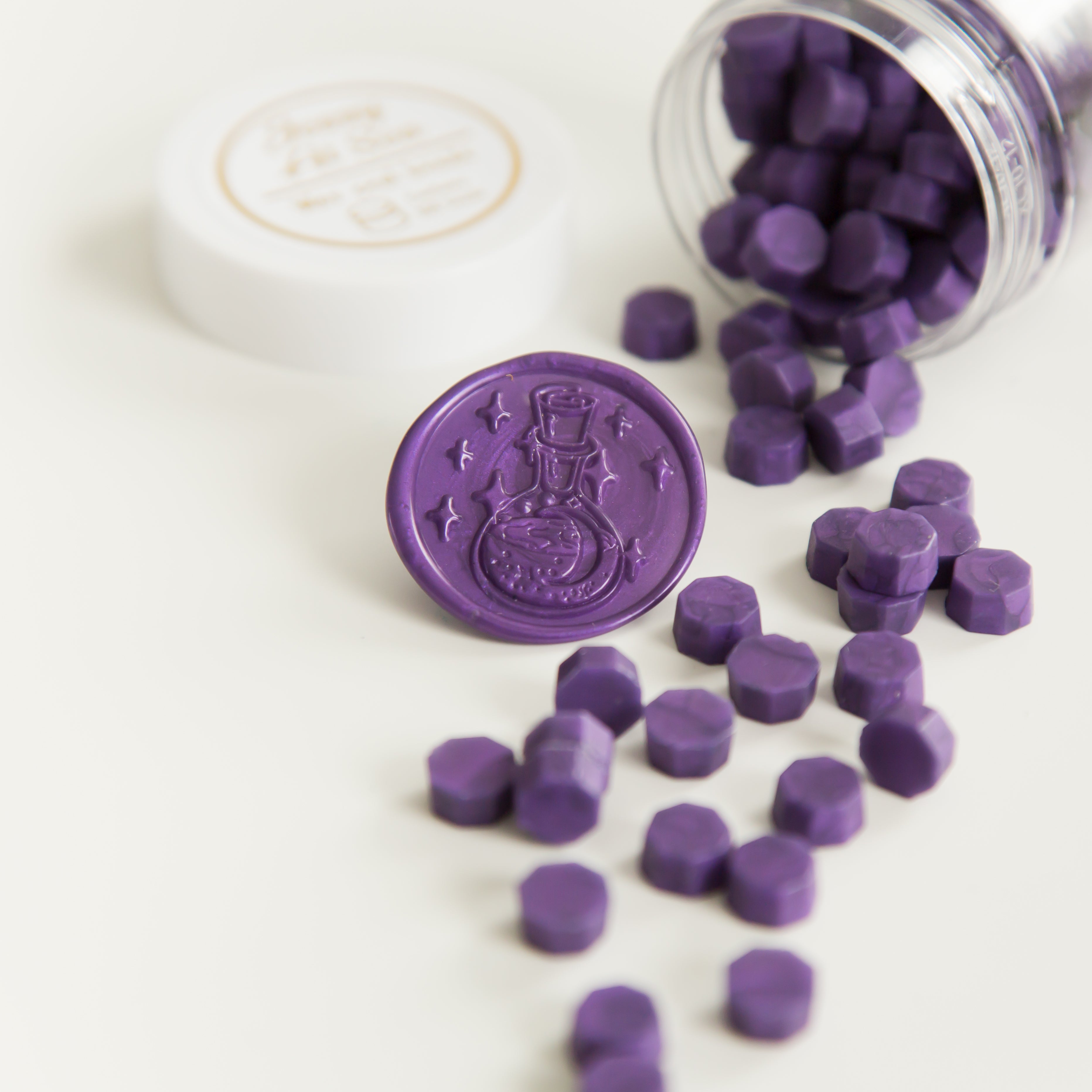 Purple • Wax Seal Beads