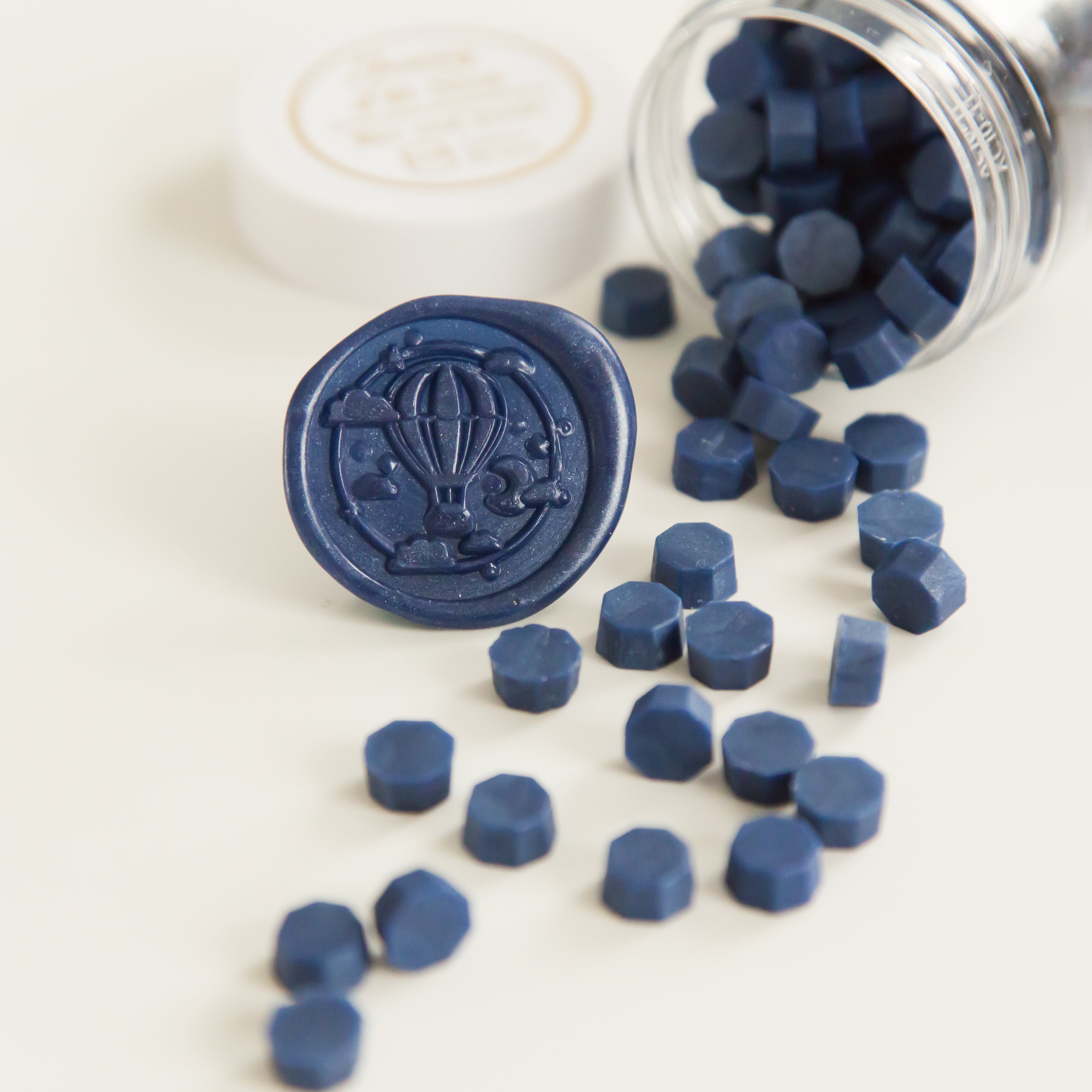 Denim Blue • Wax Seal Beads