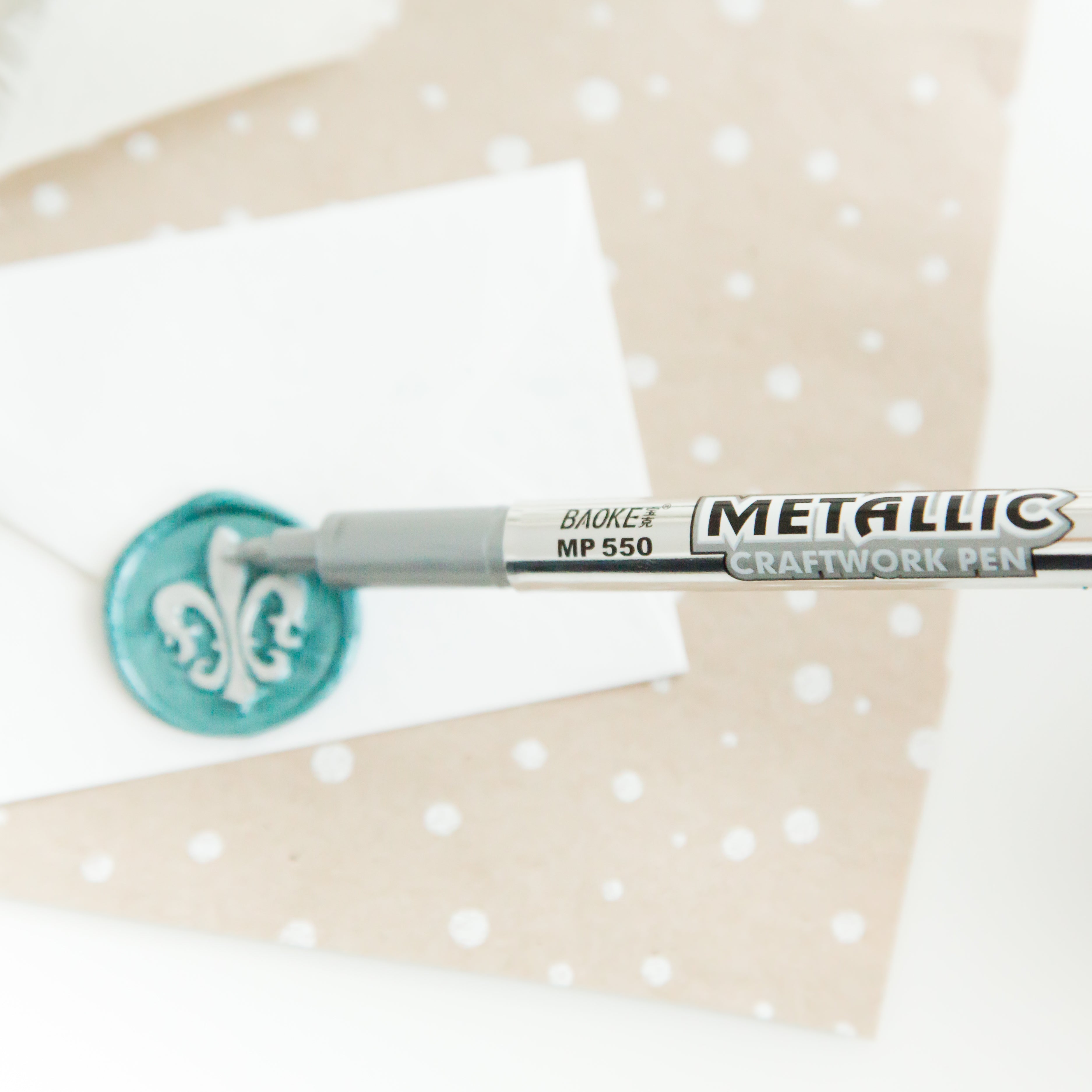 Wax Seal Pen Zilver