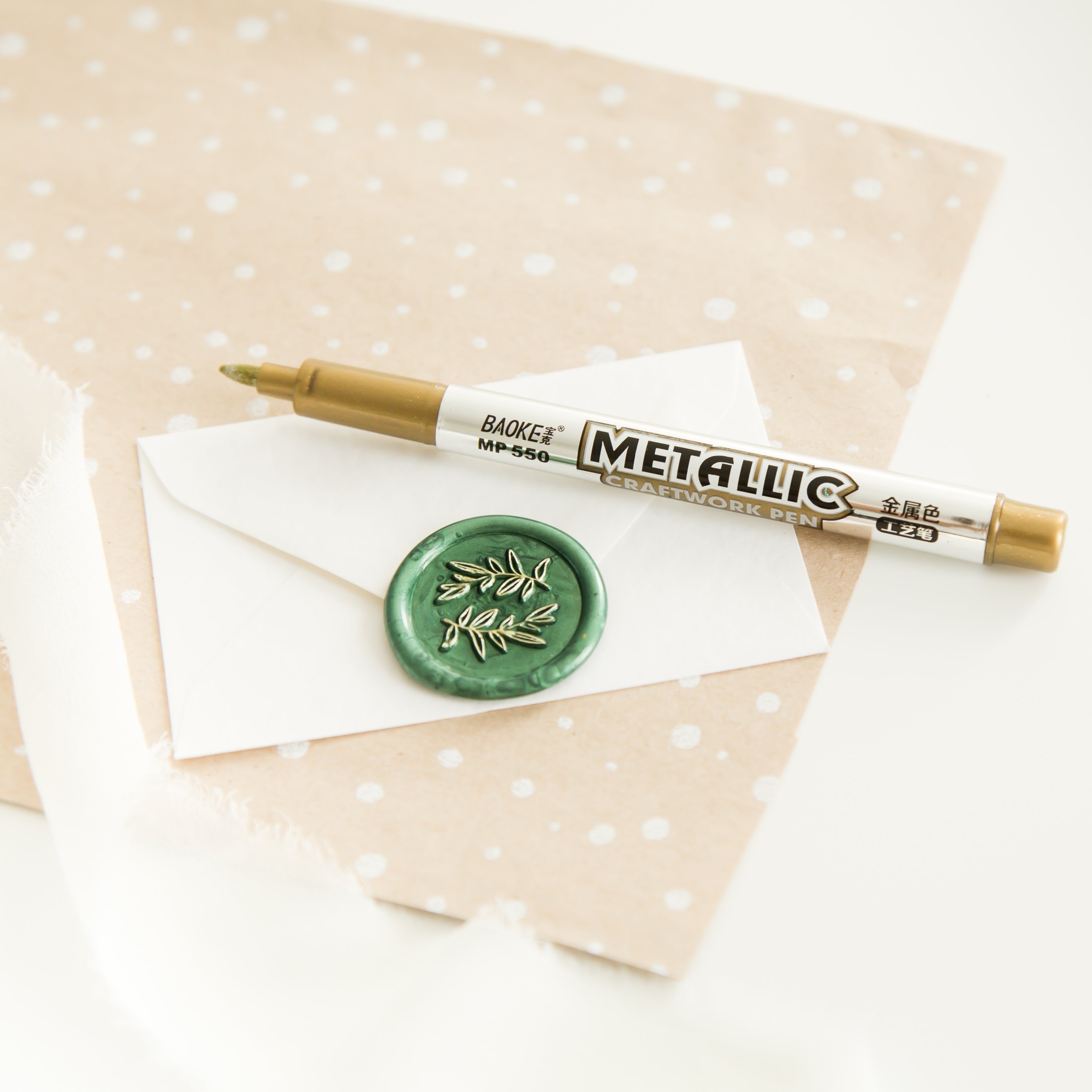 Wachssiegel-Stift • Gold