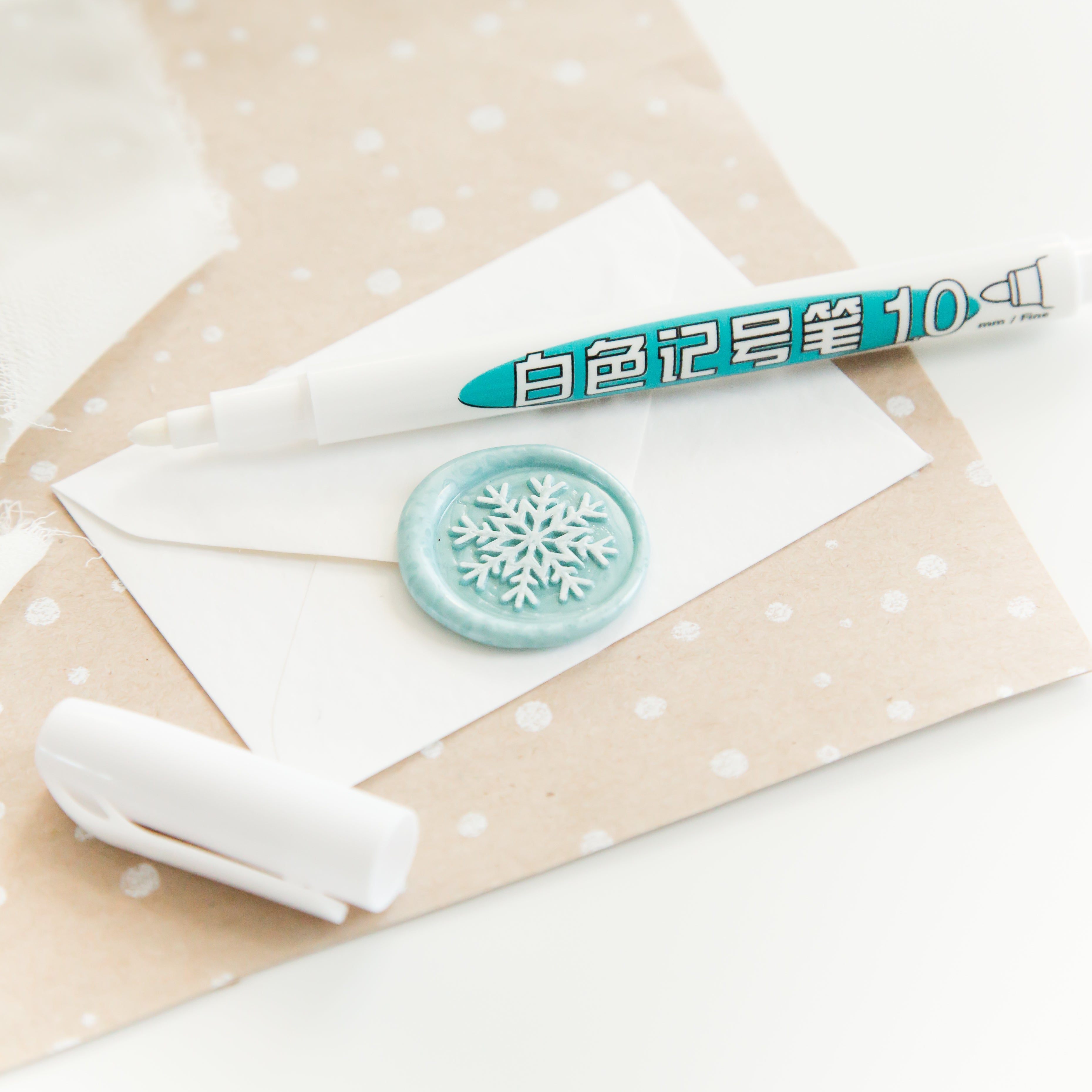 Wachssiegel-Stift • Weiß