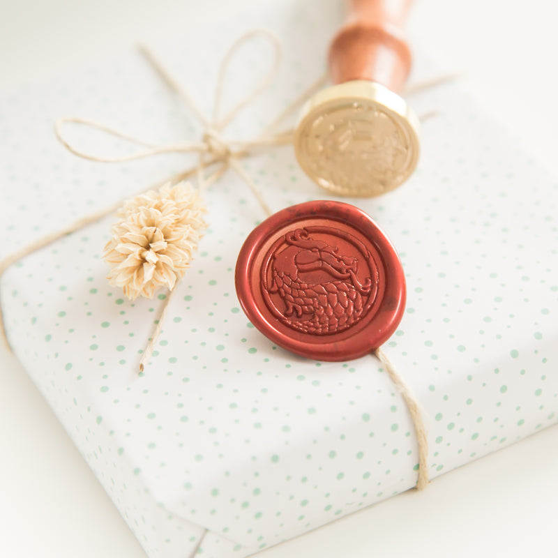 Drakenkop • Wax Stempel