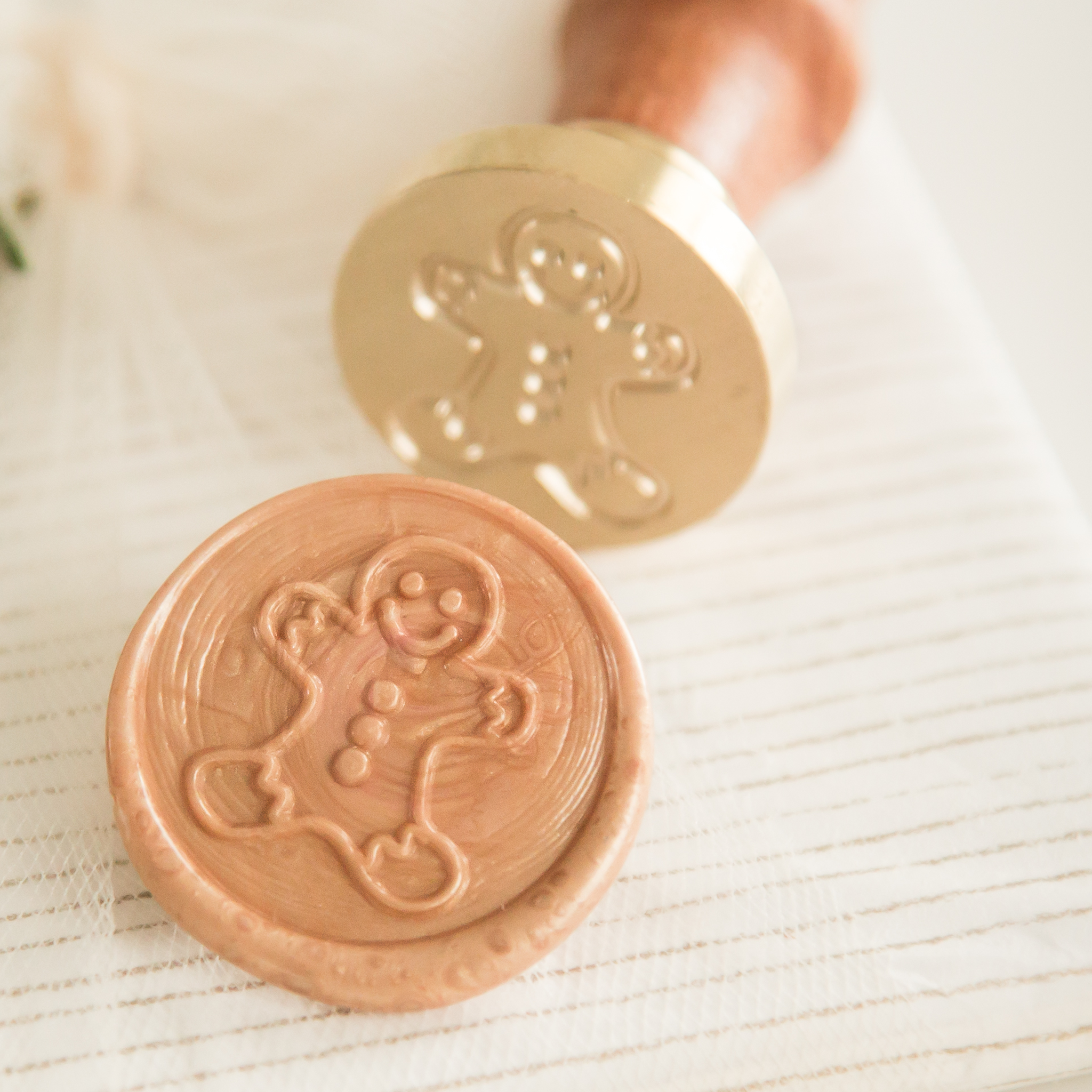 Gingerbread Man • Wax Stempel